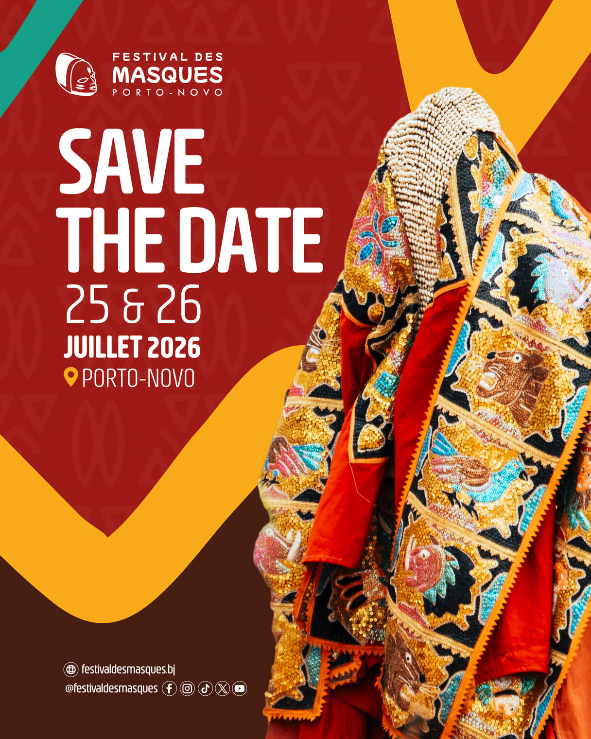 Catégorie : Culture / Agenda / Manifestations Tags : Statut conseillé : Confirmé Source principale : Gouvernement du Bénin + site officiel du Festival des Masques.
